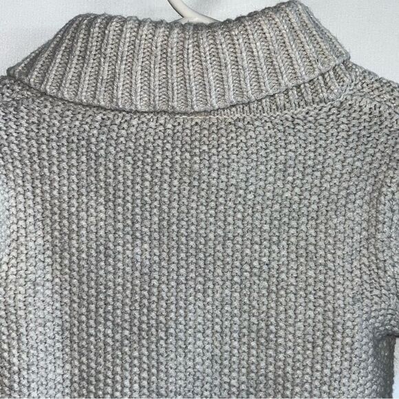 Kid's Baby B'Gosh Grey Knit Cardigan Sweater - Picture 5 of 8